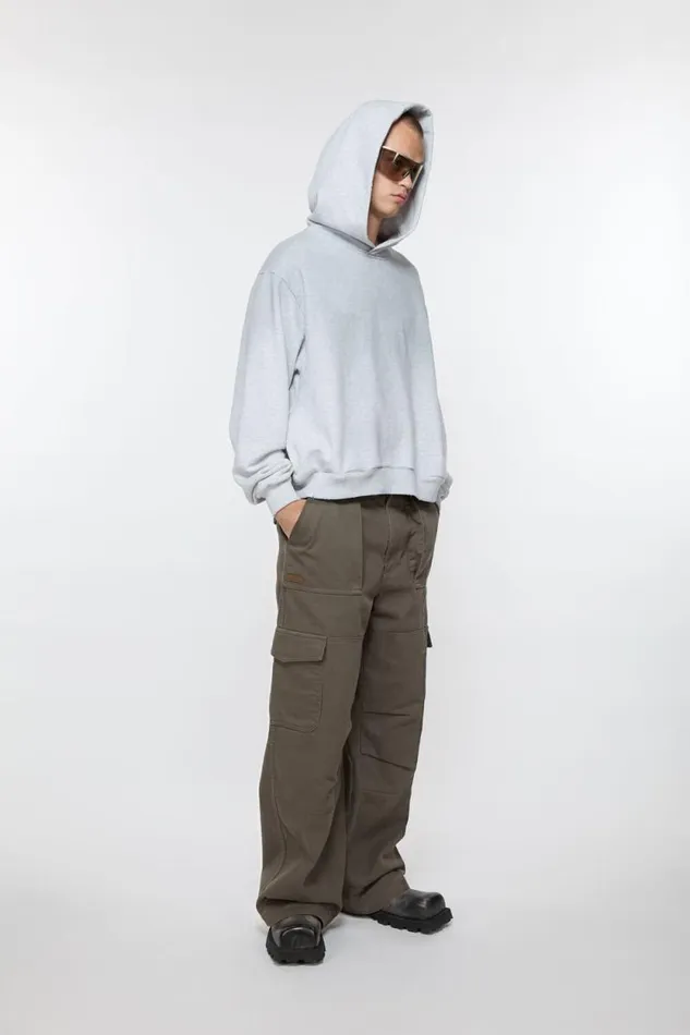 Acne Studios Twill Trousers Khaki Green Men Trousers