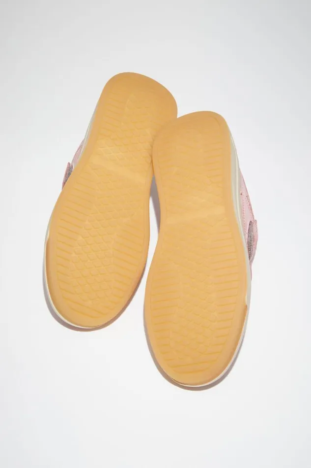 Acne Studios Velcro Strap Sneakers Antique Pink Women Shoes Acne Studios Velcro Strap Sneakers Antique Pink Women Shoes