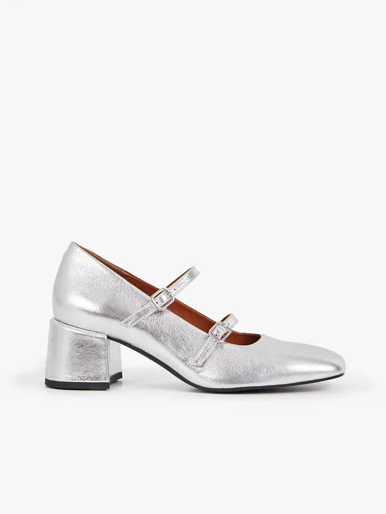 Adison Mary Jane Slvr Shoes Lisa Says Gah Women