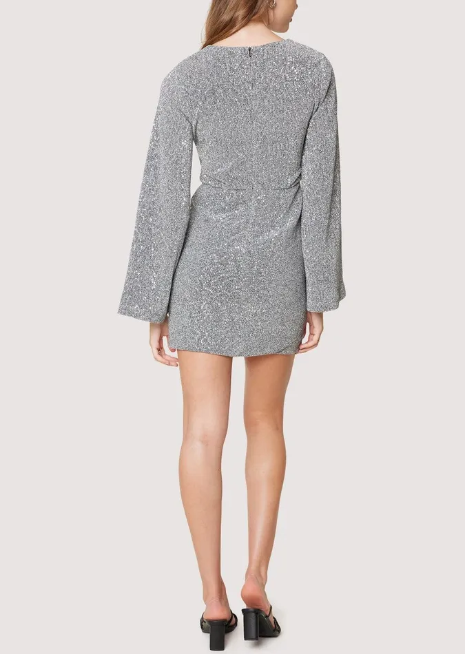 After Party Mini Dress Pewter Women Lost Wander Dresses