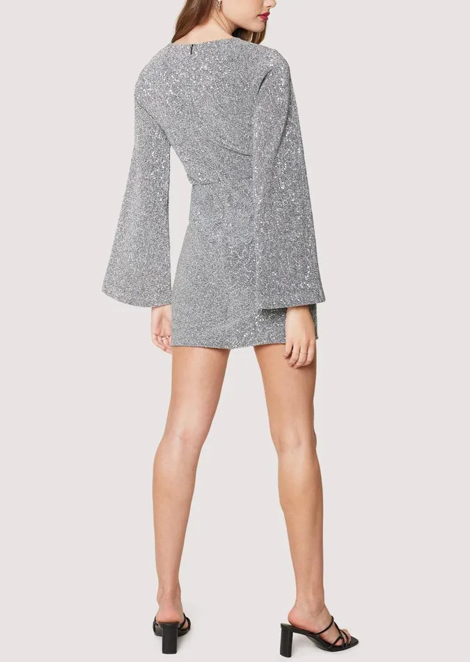 After Party Mini Dress Pewter Women Lost Wander Dresses