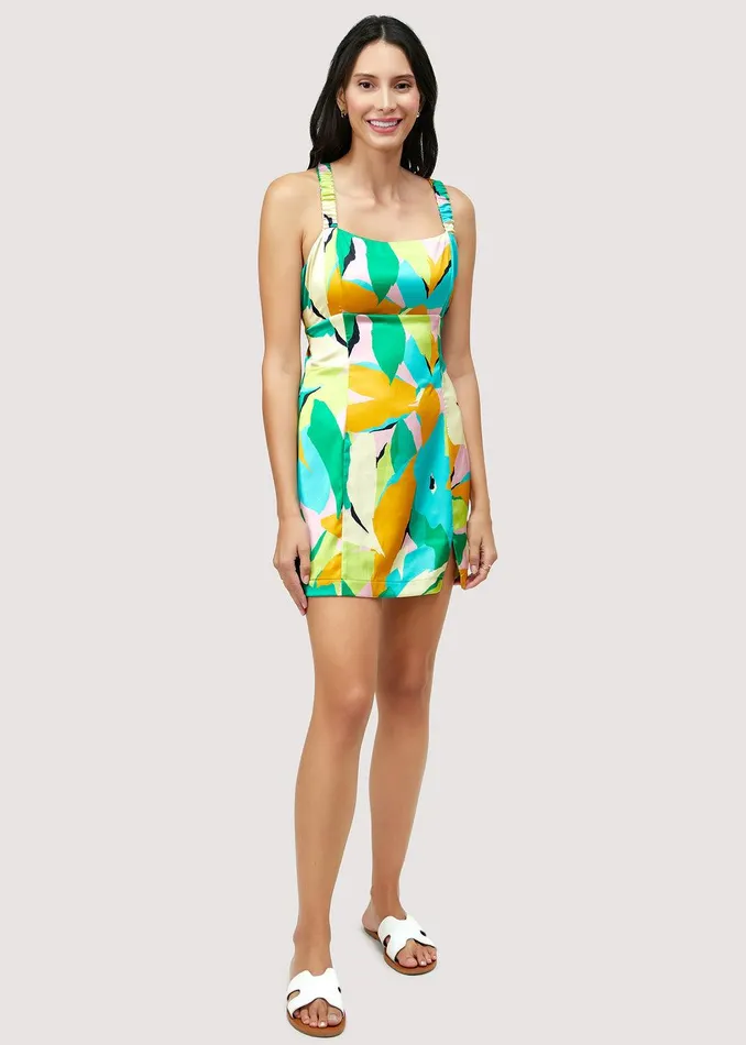 Afternoon Splendor Mini Dress Greenfloral Women Lost Wander Dresses