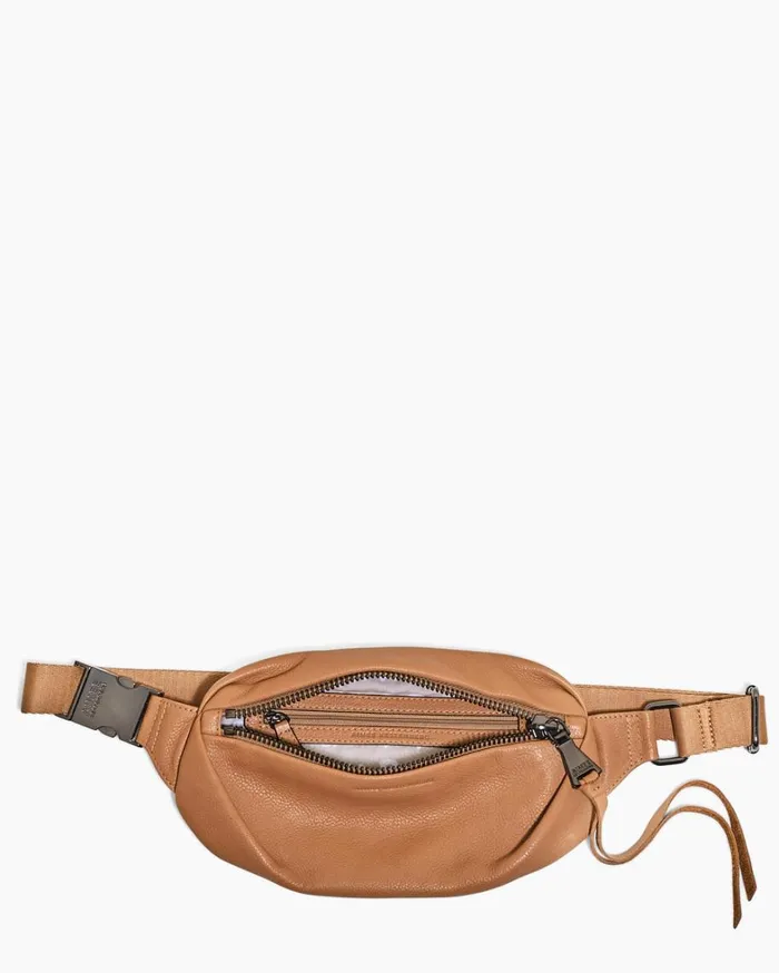 Aimee Kestenberg Bum Bags and Belt Bags Women Milan Bum Bag Vachetta With Gunmetal