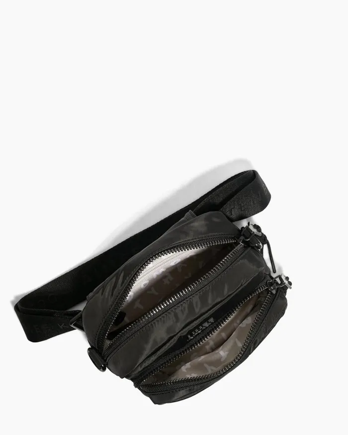 Aimee Kestenberg Crossbody Bags Women Nylon Camera Crossbody Black With Shiny Black