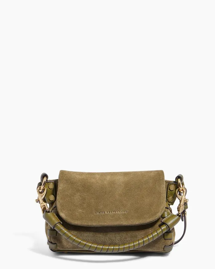 Aimee Kestenberg Crossbody Bags Women Zen Mini Crossbody Kelp Suede