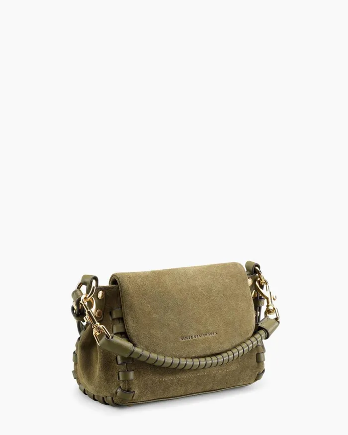 Aimee Kestenberg Crossbody Bags Women Zen Mini Crossbody Kelp Suede