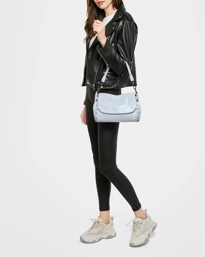 Aimee Kestenberg Crossbody Bags Women Zen Novelty Convertible Crossbody Mystic Metallic Blue