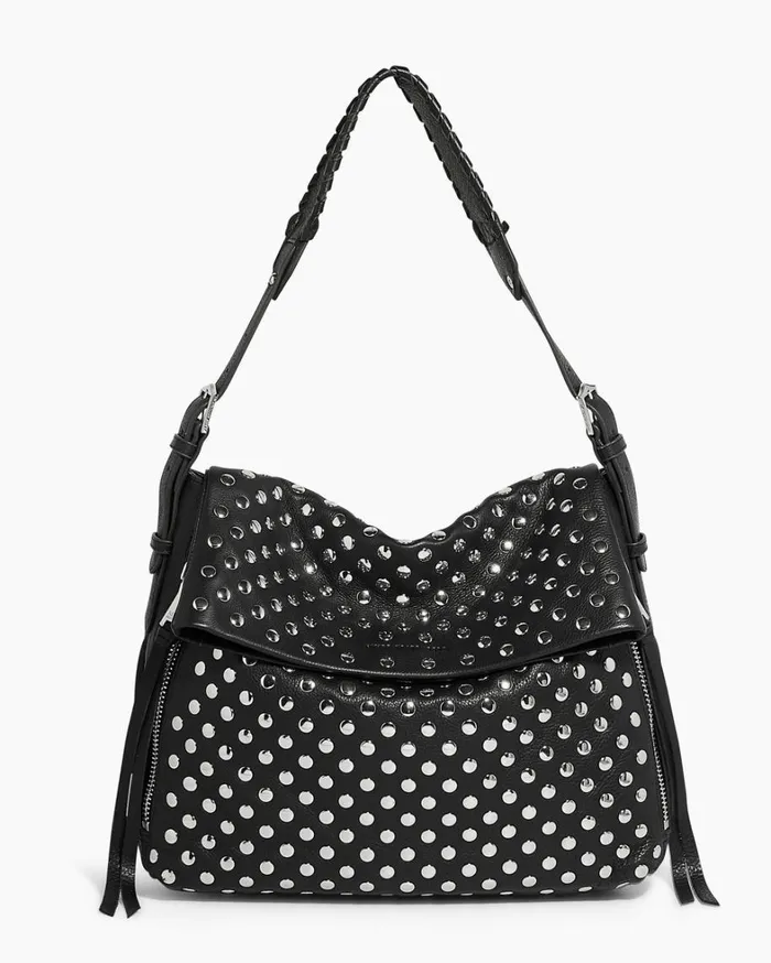 Aimee Kestenberg Hobos Women Bali Novelty Hobo Black With Disco Studs