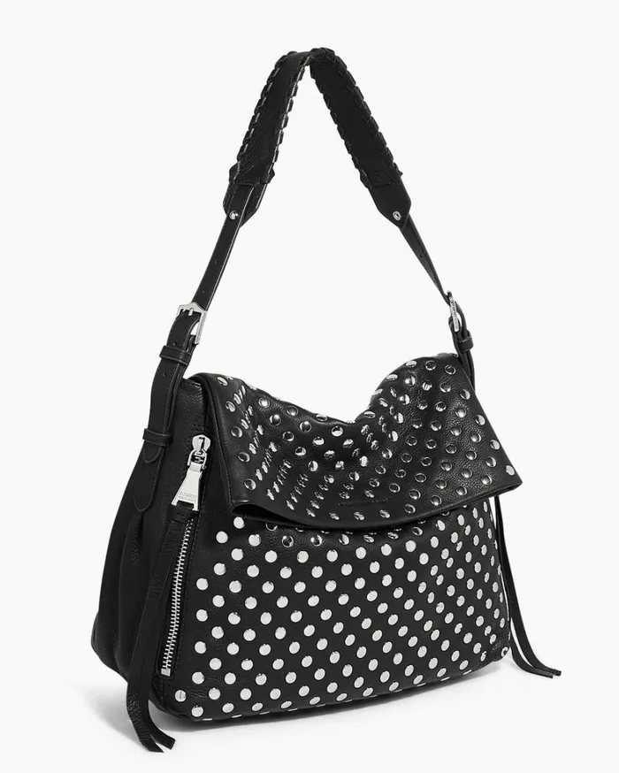 Aimee Kestenberg Hobos Women Bali Novelty Hobo Black With Disco Studs