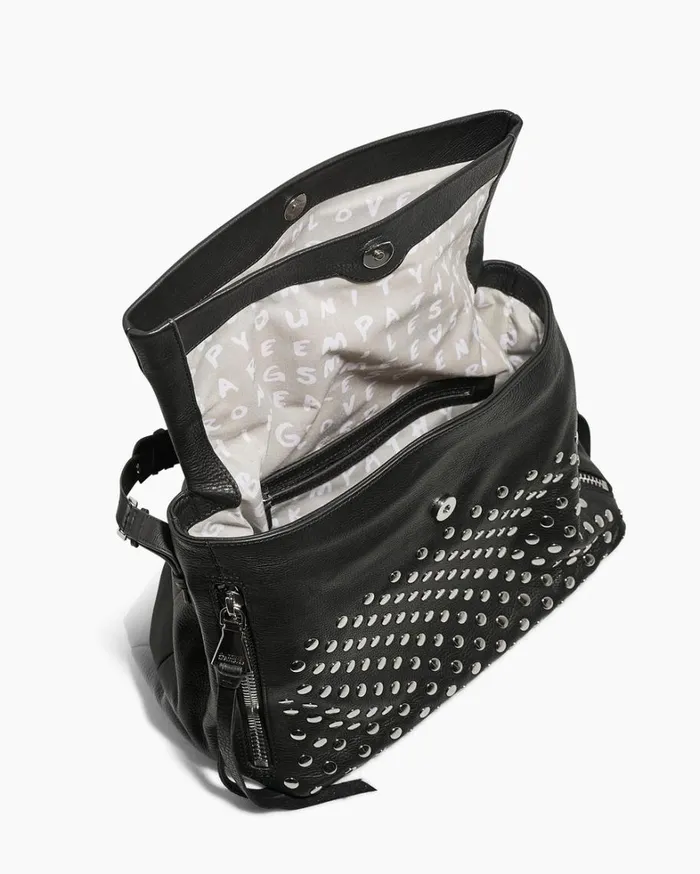 Aimee Kestenberg Hobos Women Bali Novelty Hobo Black With Disco Studs