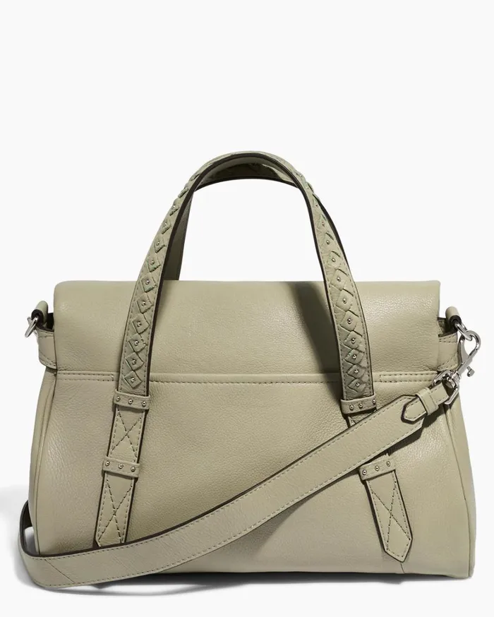 Aimee Kestenberg Satchels Women Bali Double Entry Satchel Tea Tree Chevron