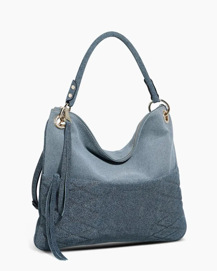 Aimee Kestenberg Satchels Women Mantra Perfect Shoulder Denim Leather