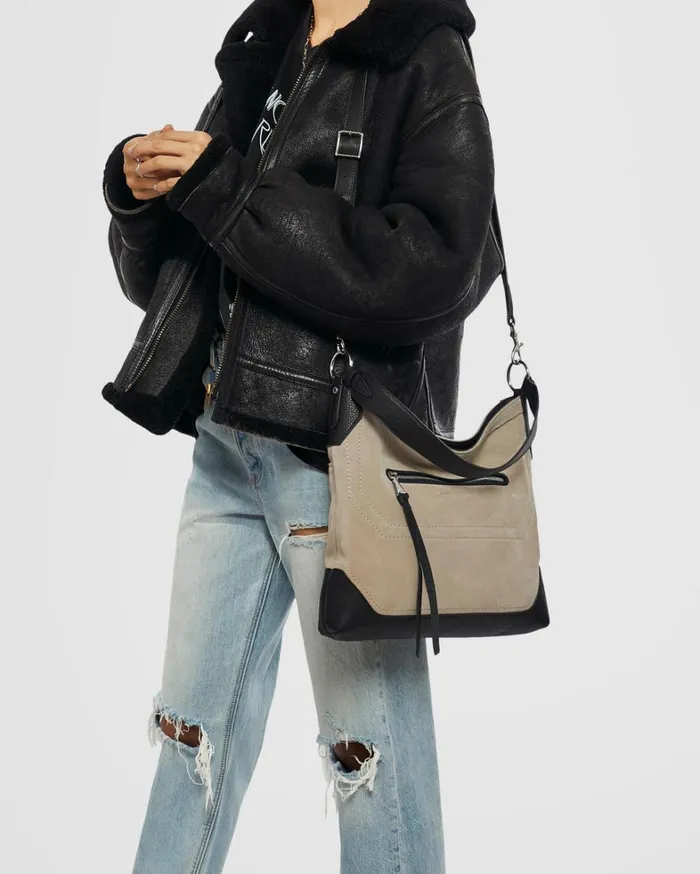 Aimee Kestenberg Shoulder Bags Women Bandit Convertible Hobo Oat