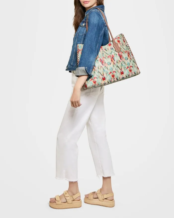 Aimee Kestenberg Tote Bags Women Complete Me Novelty Tote Ikat Multi