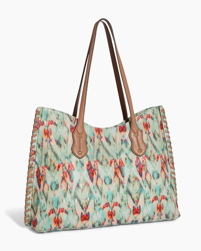 Aimee Kestenberg Tote Bags Women Complete Me Novelty Tote Ikat Multi