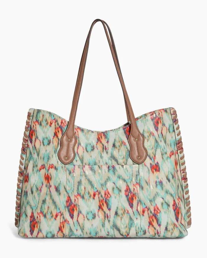 Aimee Kestenberg Tote Bags Women Complete Me Novelty Tote Ikat Multi