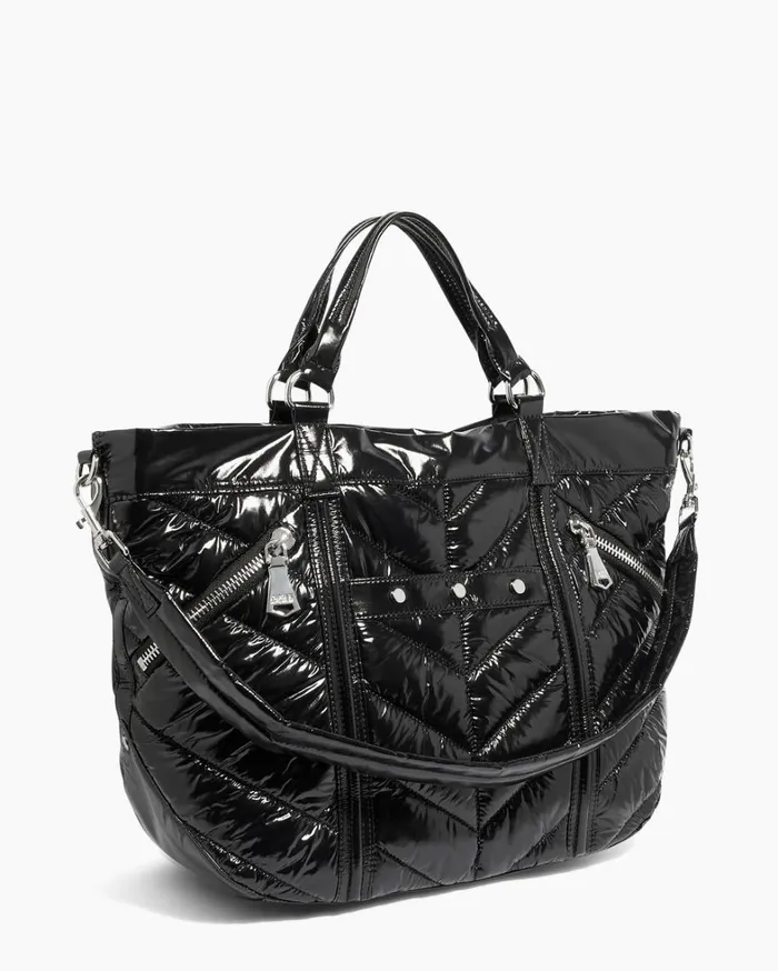 Aimee Kestenberg Tote Bags Women Ski Puffer Fair Game Tote Black