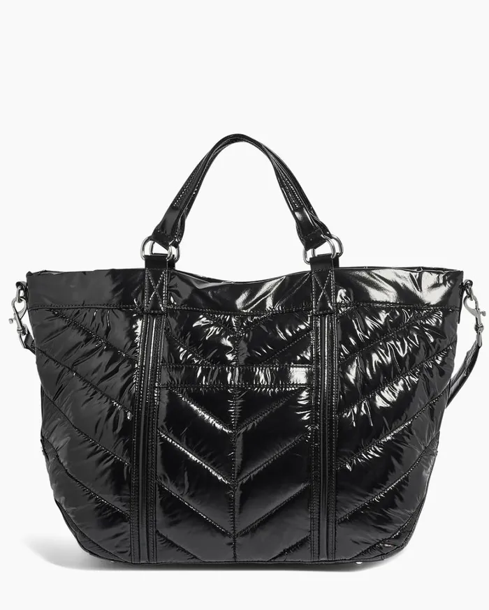 Aimee Kestenberg Tote Bags Women Ski Puffer Fair Game Tote Black