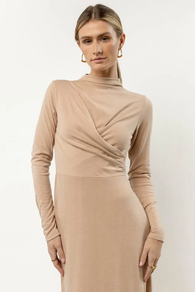 Alani Maxi Dress 8211 FINAL SALE Tan Women Bohme Dresses