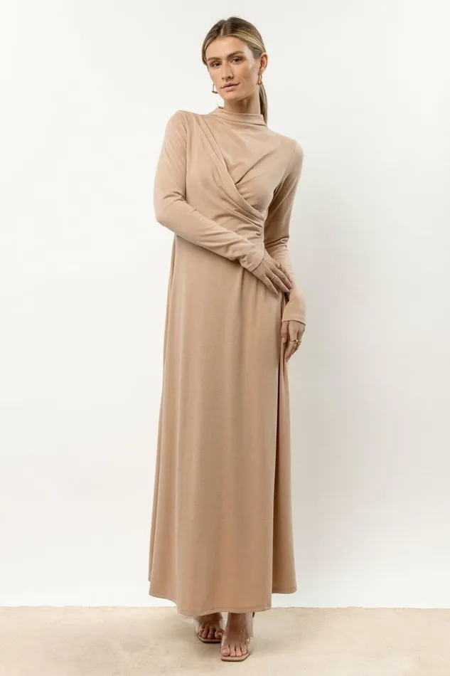 Alani Maxi Dress 8211 FINAL SALE Tan Women Bohme Dresses