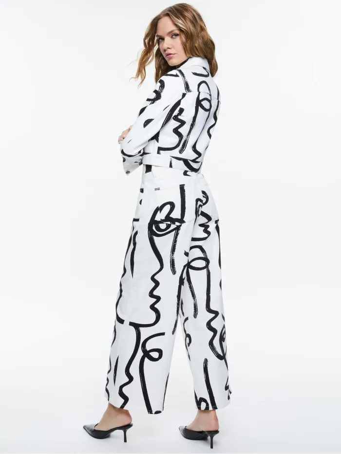 Alice Olivia AO X KOKETIT CHLOE BOXY CROPPED JACKET Around The World Women Jackets Coats