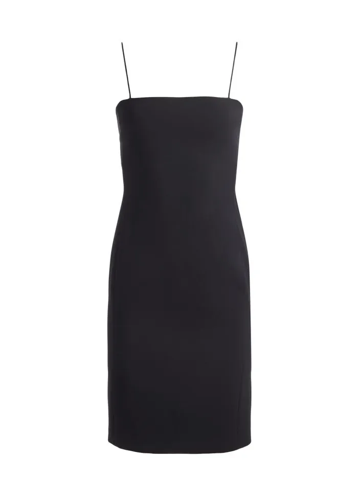 Alice Olivia ADA PEEKABOO BUSTIER MIDI DRESS Blackoff White Women Dresses