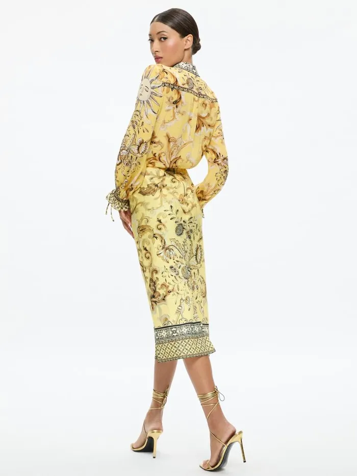 Alice Olivia Vanity Lemon Meringuemulti Women Matching Sets