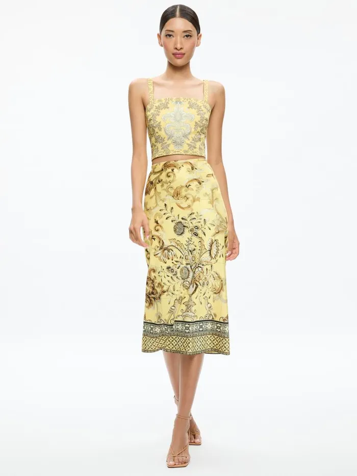 Alice Olivia Vanity Lemon Meringuemulti Women Matching Sets