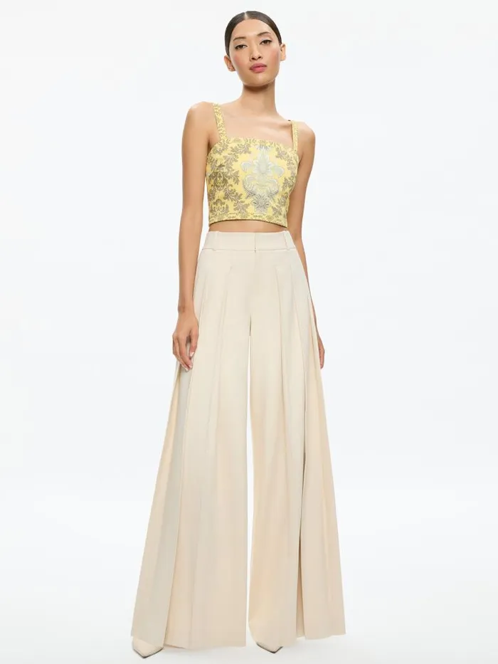 Alice Olivia Vanity Lemon Meringuemulti Women Matching Sets