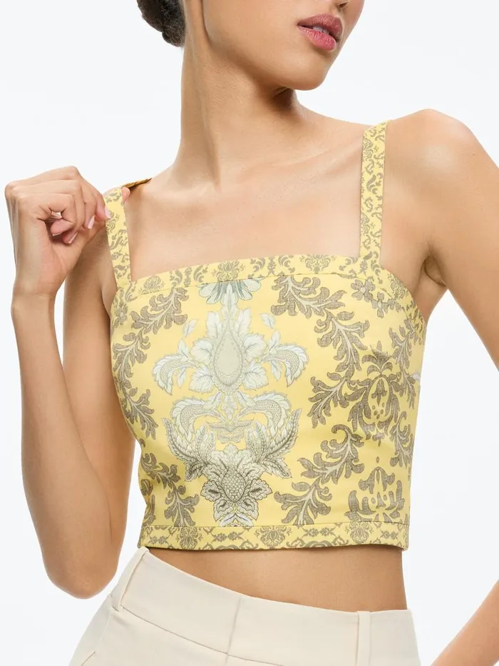 Alice Olivia Vanity Lemon Meringuemulti Women Matching Sets