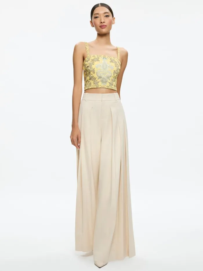 Alice Olivia Vanity Lemon Meringuemulti Women Matching Sets