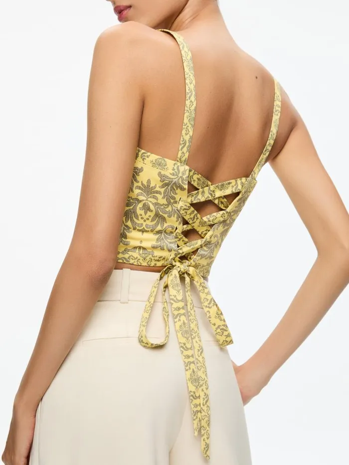Alice Olivia Vanity Lemon Meringuemulti Women Matching Sets