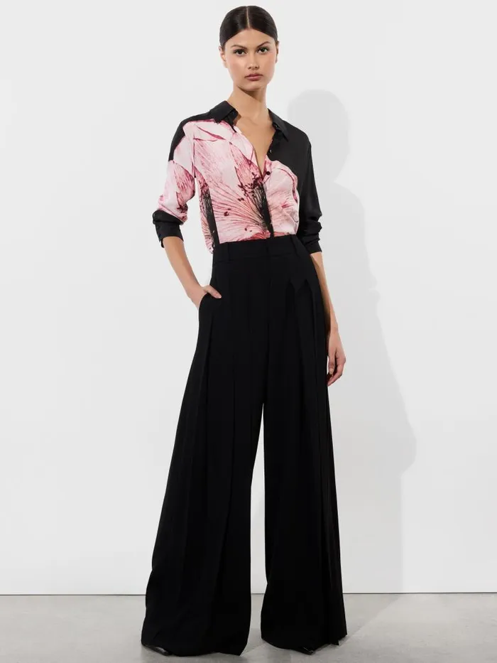 Alice Olivia WILLA PLACKET TOP A Summer Day Women Tops