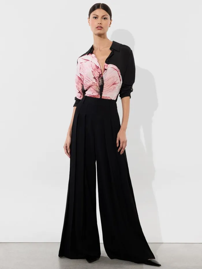 Alice Olivia WILLA PLACKET TOP A Summer Day Women Tops