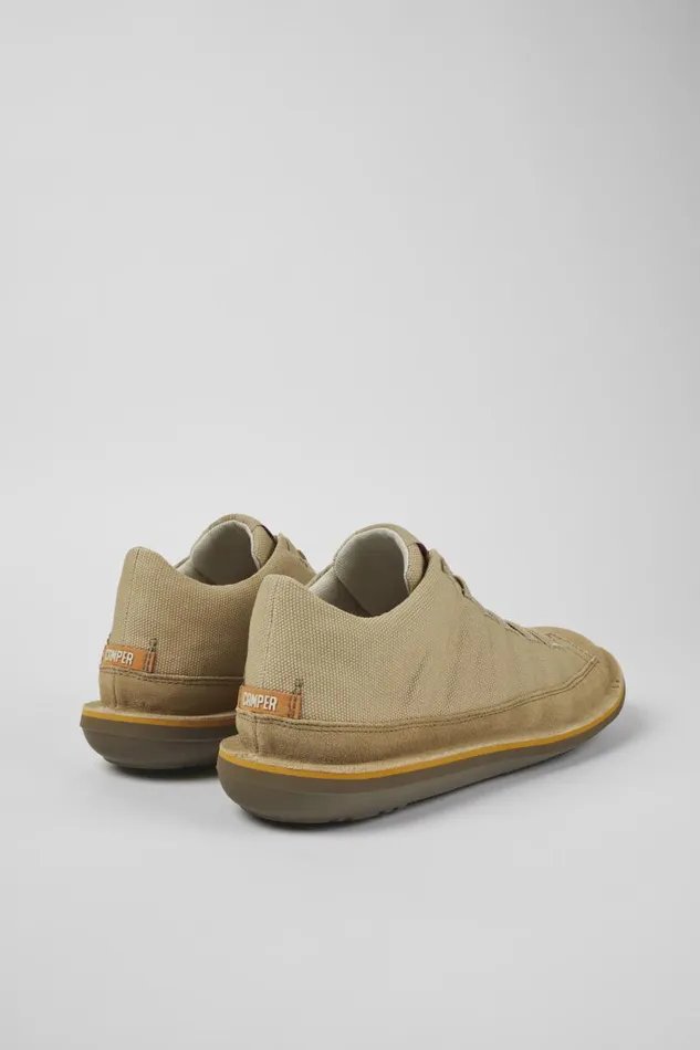 Ankle Boots Men Camper Beetle Beige TextileNubuck Basket Bootie Ankle Boots Men Camper Beetle Beige TextileNubuck Basket Bootie