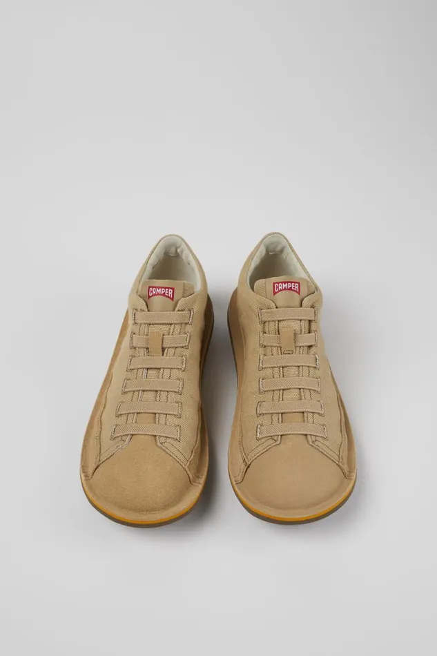 Ankle Boots Men Camper Beetle Beige TextileNubuck Basket Bootie Ankle Boots Men Camper Beetle Beige TextileNubuck Basket Bootie