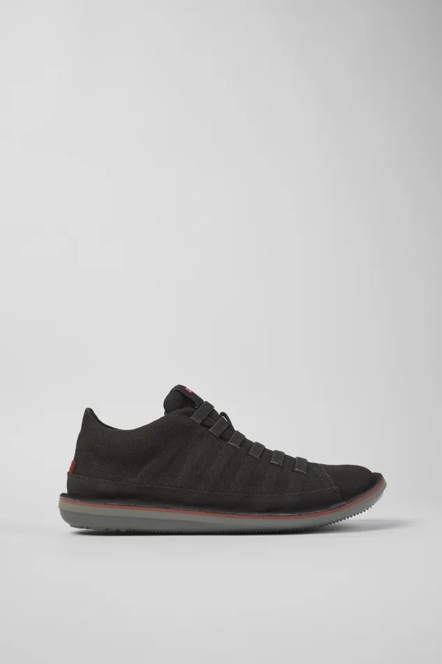 Ankle Boots Men Camper Beetle Black TextileNubuck Basket Bootie Ankle Boots Men Camper Beetle Black TextileNubuck Basket Bootie