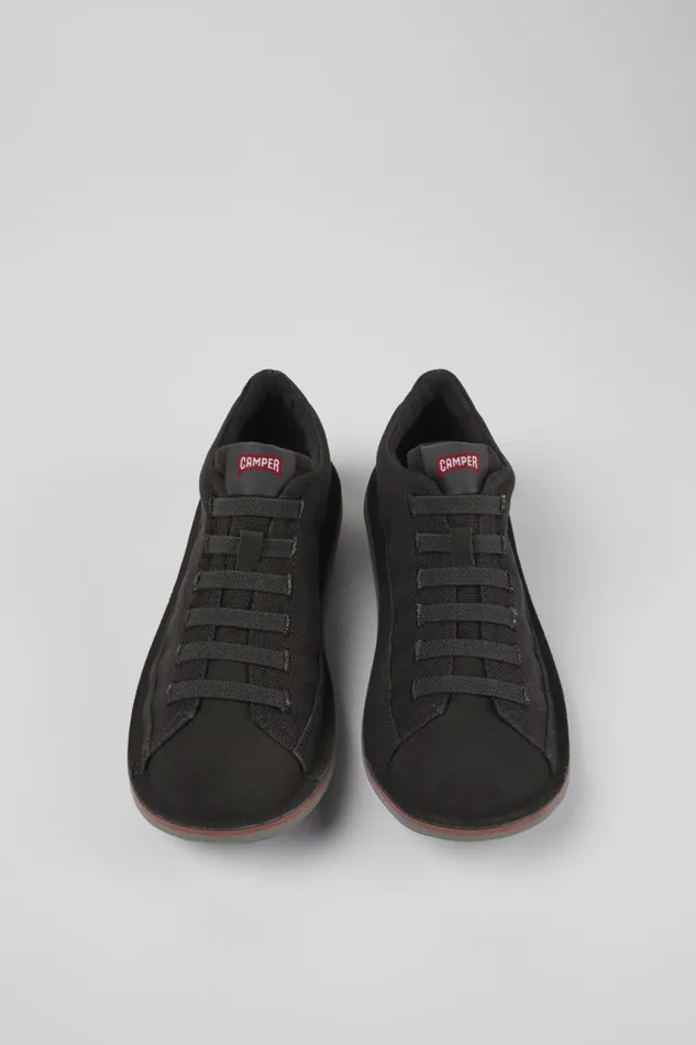 Ankle Boots Men Camper Beetle Black TextileNubuck Basket Bootie Ankle Boots Men Camper Beetle Black TextileNubuck Basket Bootie