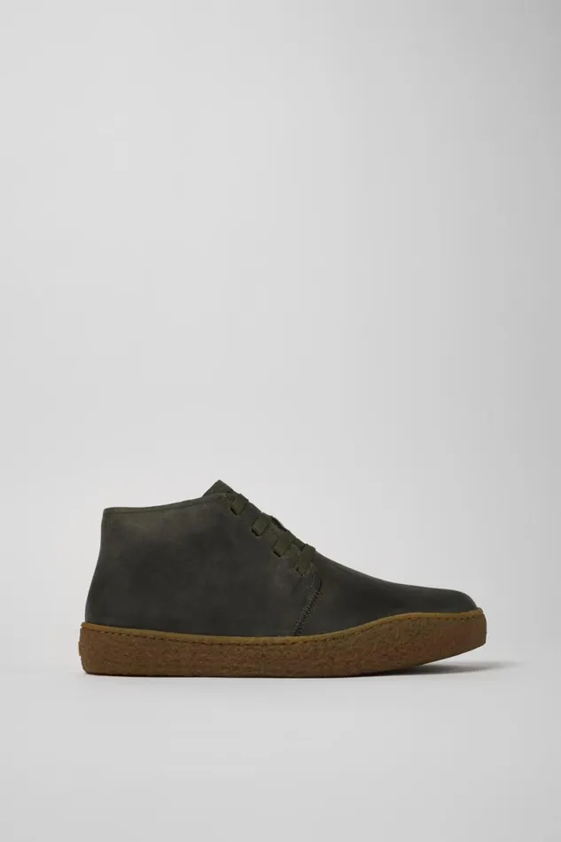 Ankle Boots Men Camper Peu Terreno Green Nubuck Desert Boot Ankle Boots Men Camper Peu Terreno Green Nubuck Desert Boot