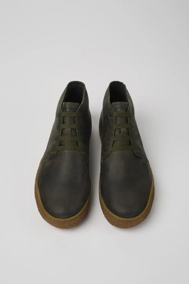 Ankle Boots Men Camper Peu Terreno Green Nubuck Desert Boot Ankle Boots Men Camper Peu Terreno Green Nubuck Desert Boot