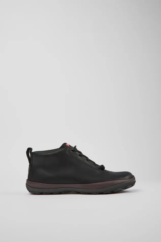 Ankle Boots Women Camper Peu Pista GORETEX Black Leather Sneakers