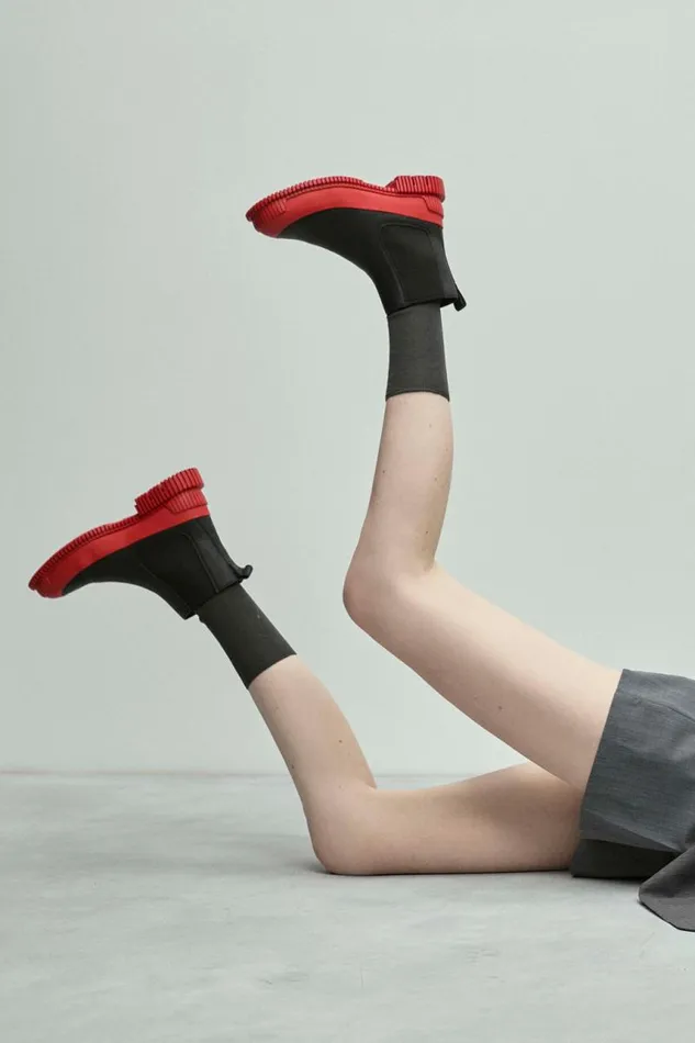 Ankle Boots Women Camper Pix Red And Black Leather Chelsea Boot Ankle Boots Women Camper Pix Red And Black Leather Chelsea Boot