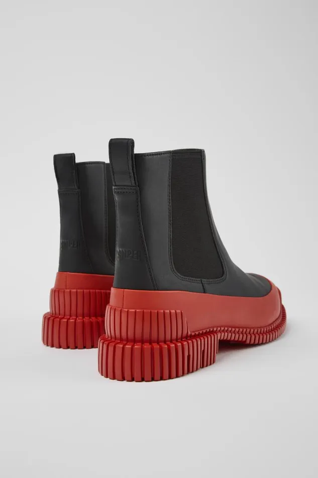 Ankle Boots Women Camper Pix Red And Black Leather Chelsea Boot Ankle Boots Women Camper Pix Red And Black Leather Chelsea Boot
