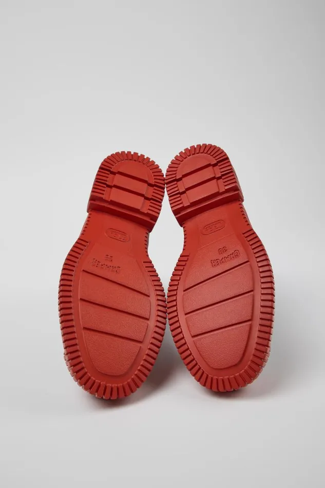 Ankle Boots Women Camper Pix Red And Black Leather Chelsea Boot Ankle Boots Women Camper Pix Red And Black Leather Chelsea Boot