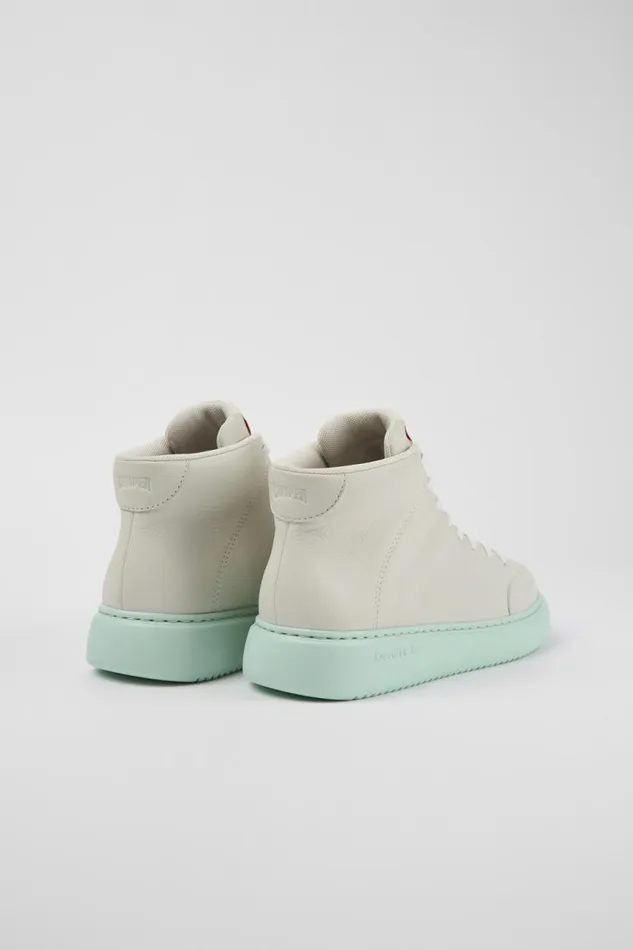Ankle Boots Women Camper Runner K21 White Leather Sneaker Bootie