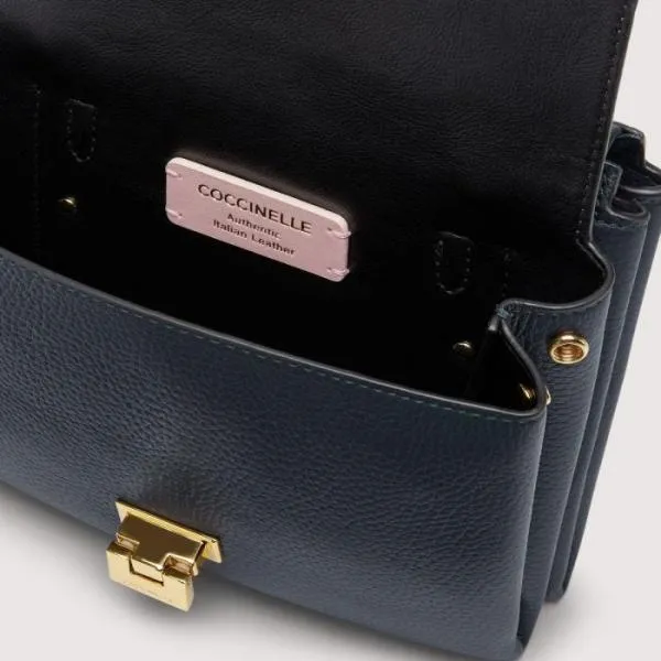 Arlettis Small Midnight Blue Women Coccinelle Top Handle Bag