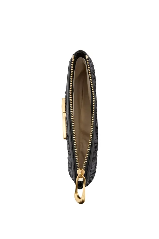 Astral Woven Pouch Black Women Aje Handbags 038 Wallets