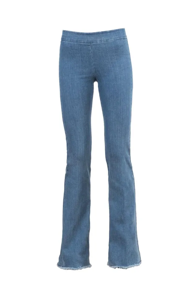 Avenue Montaigne BELLINI Light Denim Women Pants Avenue Montaigne BELLINI Light Denim Women Pants