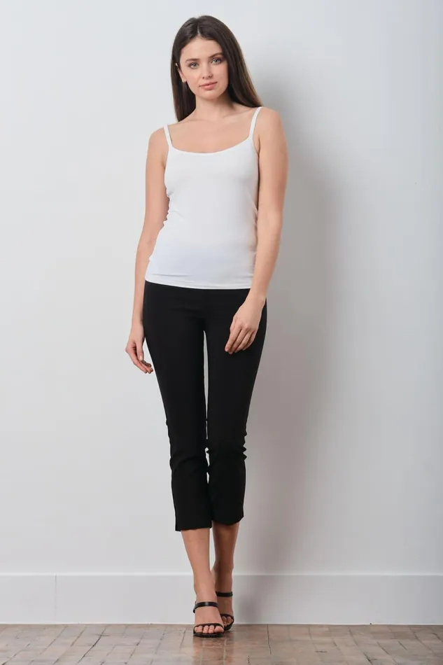 Avenue Montaigne BRIGITTE Signature Black Women Pants
