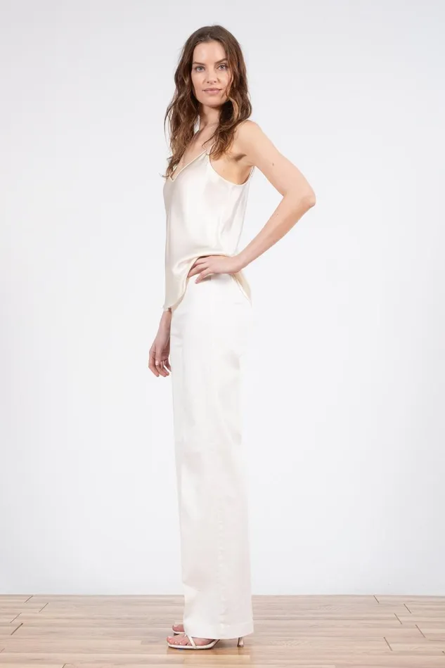 Avenue Montaigne FLAVIA OffWhite Denim Women Pants Avenue Montaigne FLAVIA OffWhite Denim Women Pants